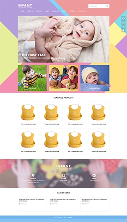 外貿通用企業(yè)產品模版網站