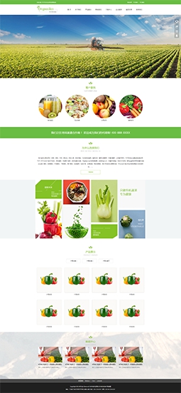 通用綠色農(nóng)業(yè)花卉外貿(mào)網(wǎng)站