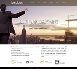 通用股權(quán)投資基金金融網(wǎng)站模版